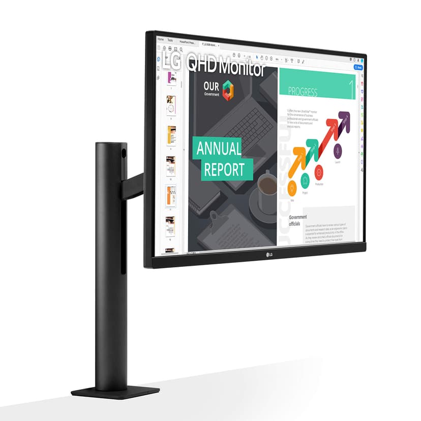 מסך מחשב ארגונומי LG 27QN880-B ''27
