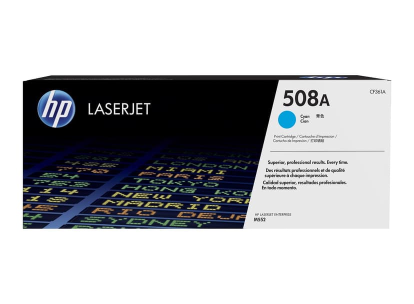 מחסנית טונר ציאן מקורית HP 508A