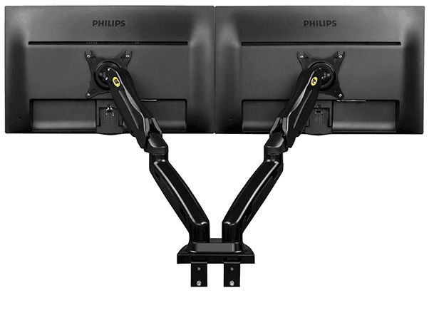 זרוע שולחנית דו מפרקית לתליית 2 מסכים NB F-160 NORTH BAYOU LCD