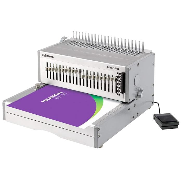 מכונת כריכה בספיראלת פלסטיק Fellowes Orion-E