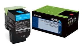 טונר כחול מקורי Lexmark 80C8XC0 4K