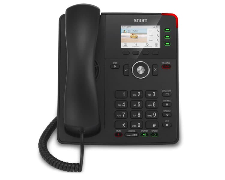 טלפון שולחני משרדי snom D717