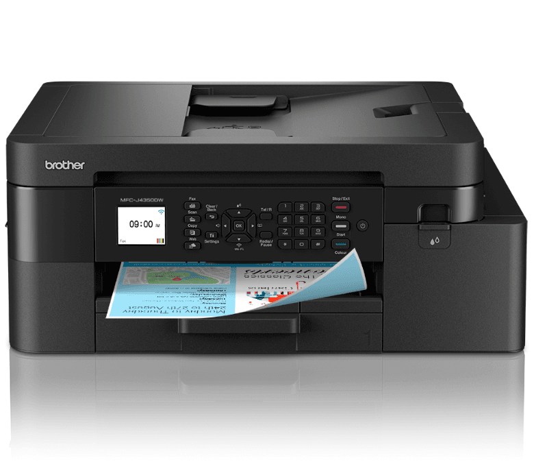מדפסת ‏הזרקת דיו ‏משולבת Brother MFCJ4350DW