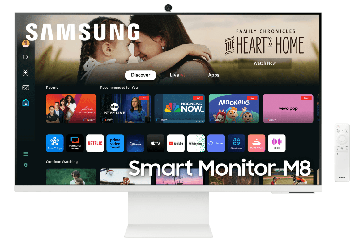 מסך מחשב חכם Samsung S32DM801UM ''31.5 - 4K UHD