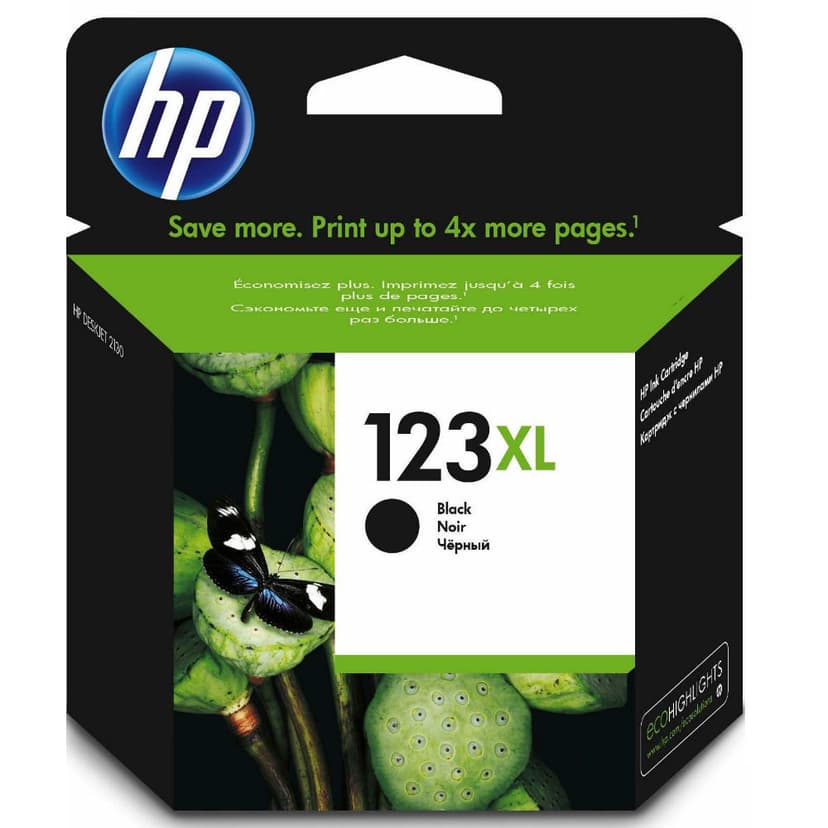 דיו שחור מקורי HP 123XL