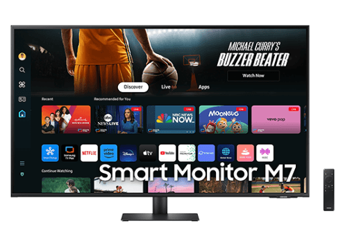 מסך מחשב שחור Samsung S43DM702UM ''42.5 - 4K Smart