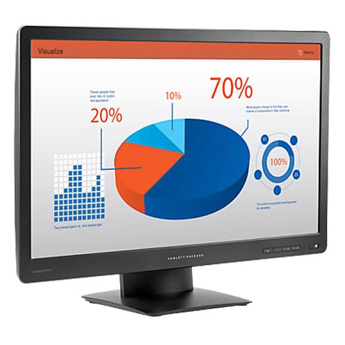 מסך מחשב ProDisplay P242va‎ 24 K7X32AS HP ‏24 ‏אינטש