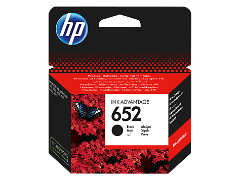 ראש דיו מקורי שחור HP 652