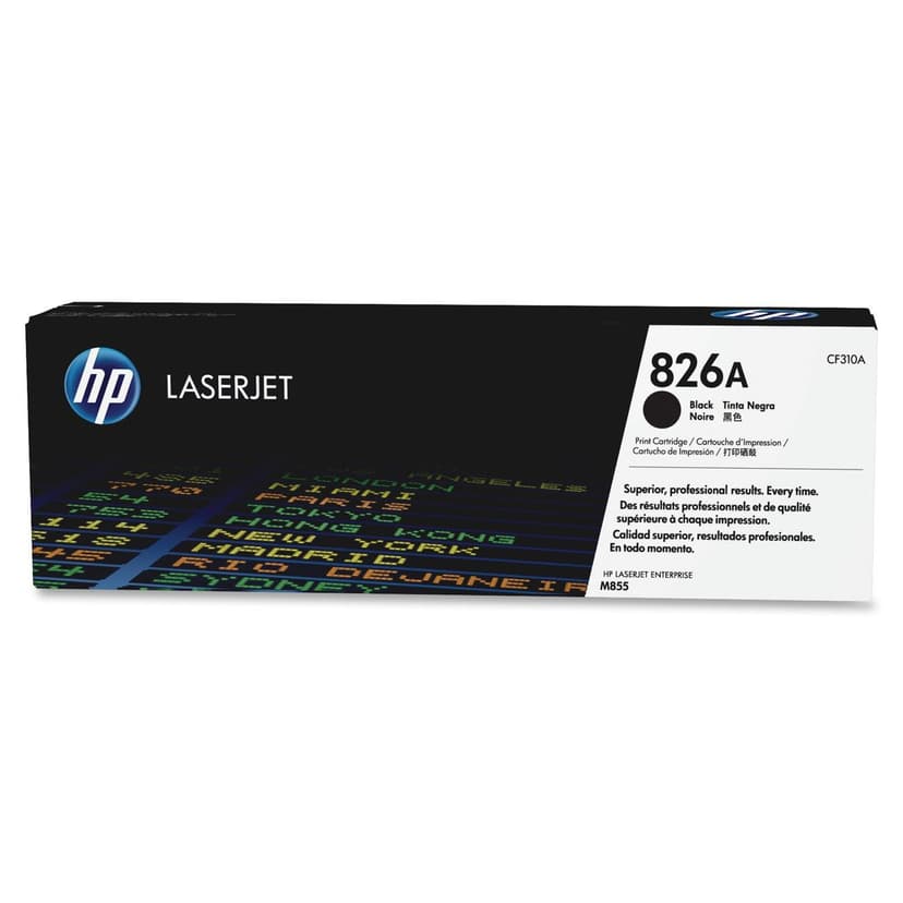 מחסנית טונר שחור מקורית HP 826A למדפסות M855