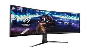 מסך מחשב גיימינג קעור Asus ROG Strix XG49VQ Super Ultra-Wide HDR 144Hz 49 Inch