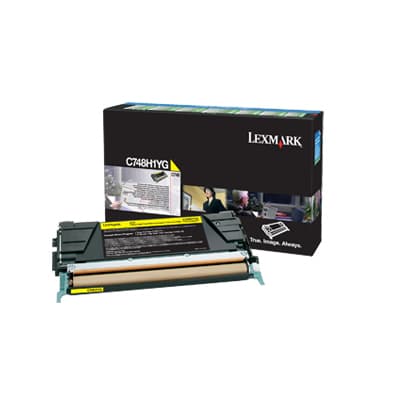 טונר מקורי צהוב למדפסת LEXMARK C748