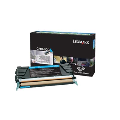 טונר מקורי כחול למדפסת LEXMARK C748